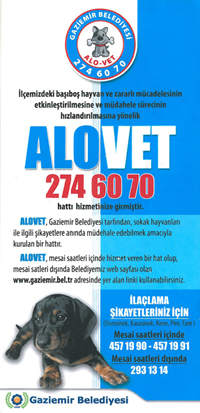 Tiernotruf- | Alovet-Flyer Gaziemir
